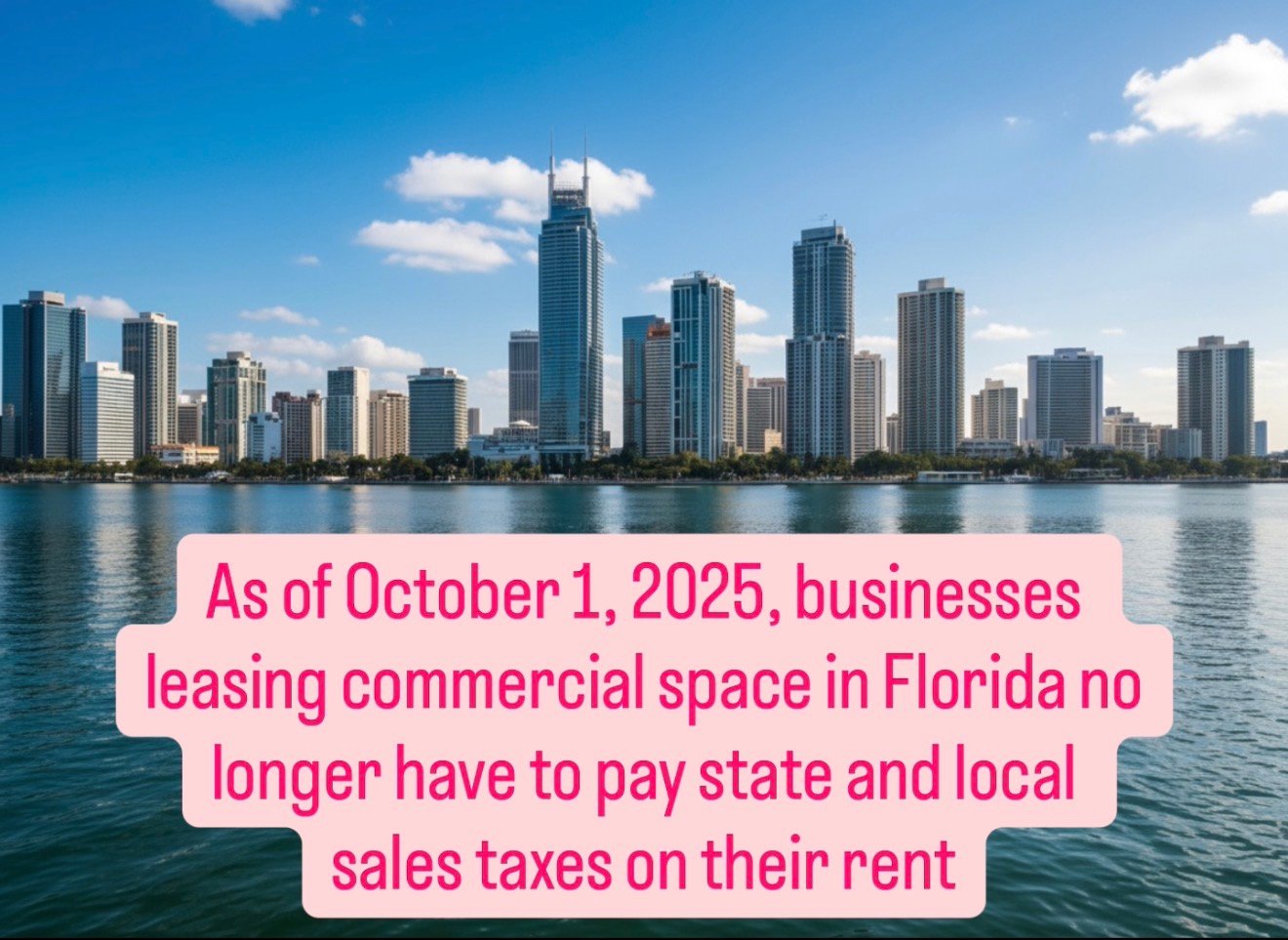 Florida Eliminates Sales Tax